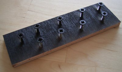 Schrauben für die Marqueehalterung