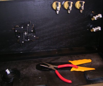 Q*bert Control Panel von unten
